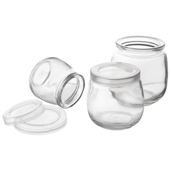 Krukke til yoghurt og desserter 300 ml 12 stk.