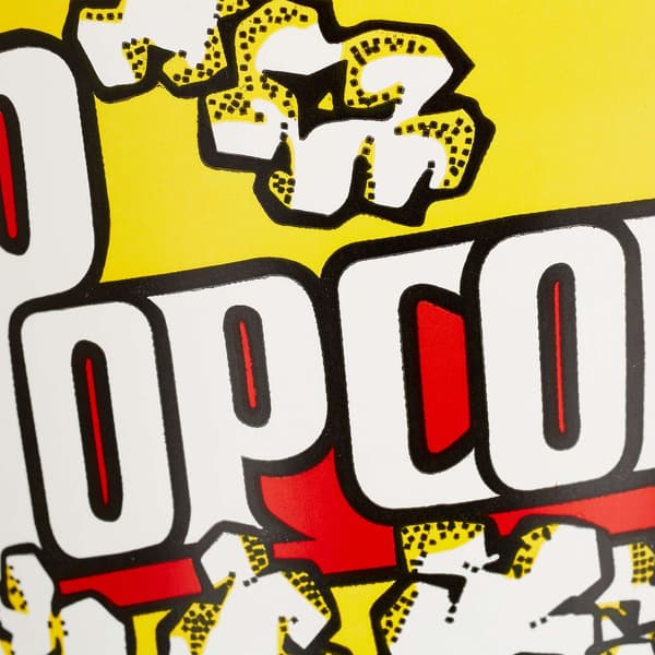 Återanvändbar popcornhink med 6 st
