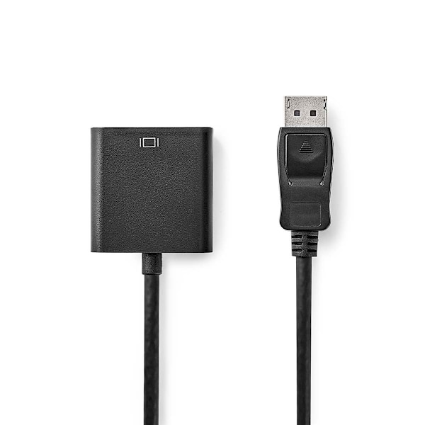 DisplayPort adapter | DisplayPort Han | DVI-D 24+1-Pins Hun | 1080p | Nikkelplateret | Lige | 0.20 m | Runde | PVC | ABS | Sort | Box