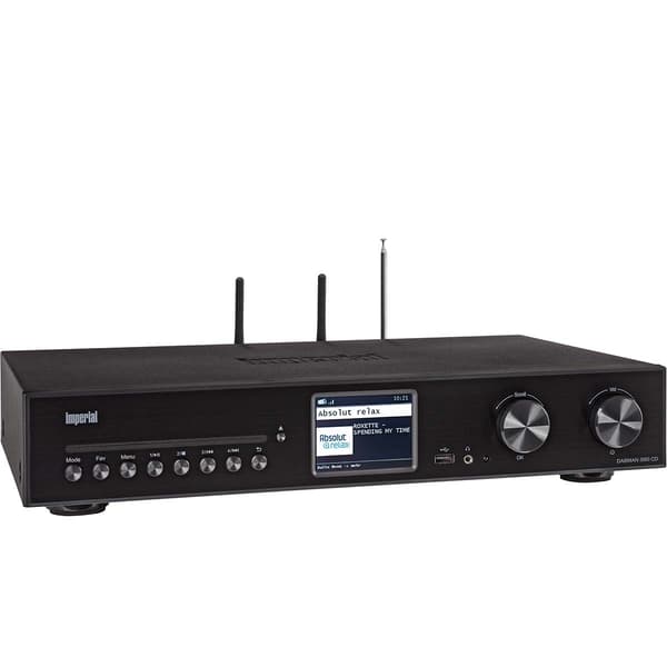 Allt-i-ett HiFi-system med CD-spelare, Bluetooth, DAB+