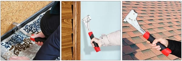 Hammare, häftpistol, rostfritt stål, ergonomiskt handtag