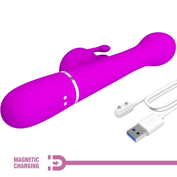 Pretty Love - Dejon Rabbit Vibrator 3 i 1 multifunktionsviolet
