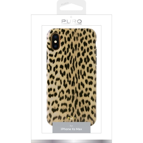 PURO Glam Leopard Cover - Cover til iPhone Xs Max (Leo 1)