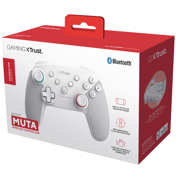 GXT 1246W Muta trådløs controller Nintendo Switch/Switch 2 Hvid