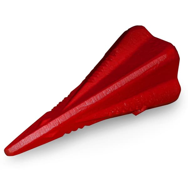 Vedklyv, rött kolstål, 17 cm längd