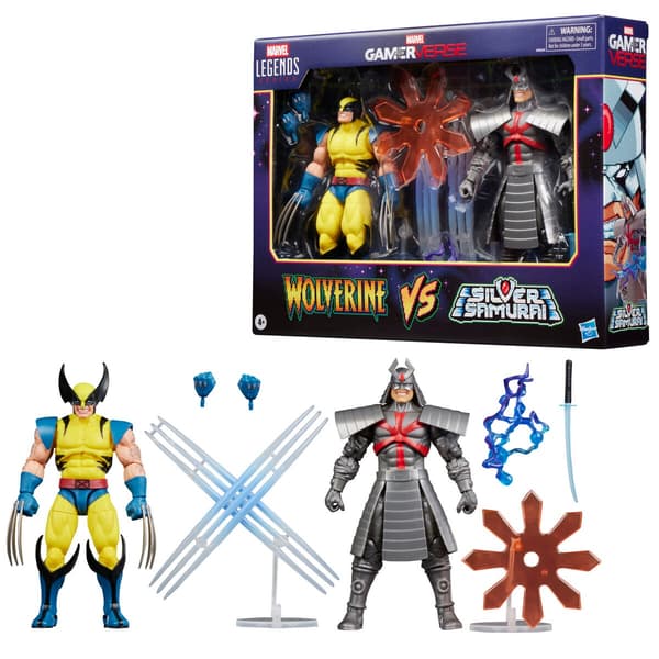 Wolverine & Silver Samurai Action Figursæt, 15 cm høj