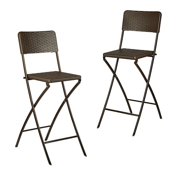 Hopfällbar barstol BASTIAN set om 2