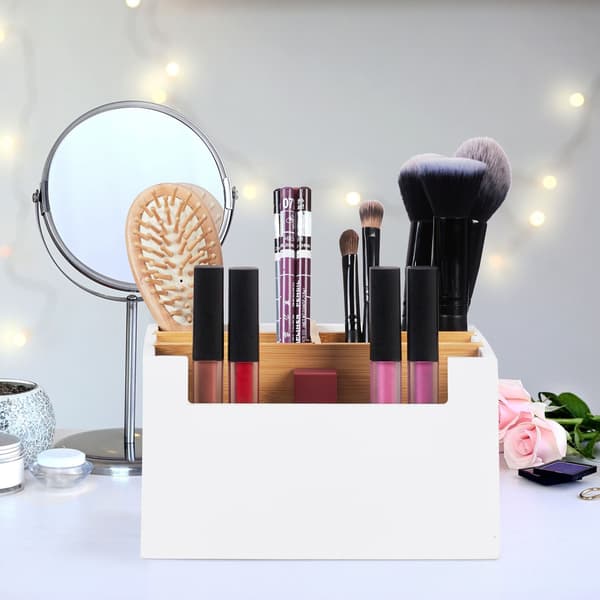 Bambu Desk Organizer med 5 platser