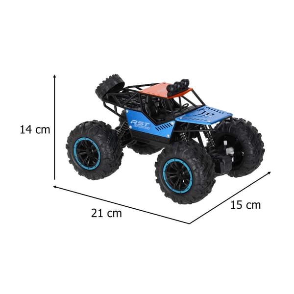 RC Terrängbil 2.4GHz, LED-lampor, USB-laddningsbar