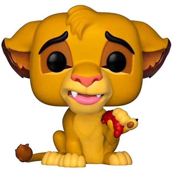 Løvernes konge Simba popfigur - samlerobjekt i vinyllegetøj