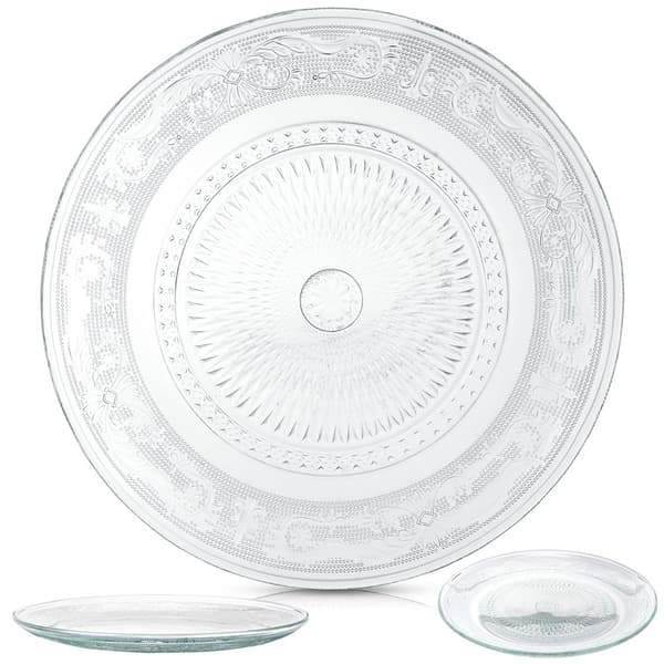 Middagstallrik glasfat 25 cm