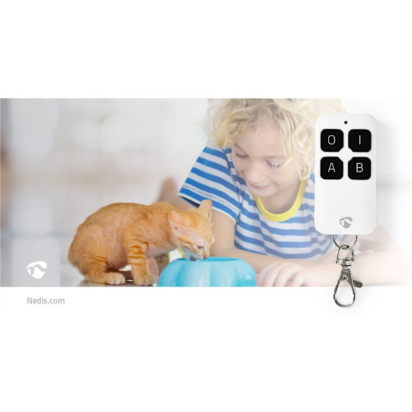 SmartLife Fjärrkontroll | Zigbee 3.0 | Antal knappar: 4 | Android™ / IOS | Vit