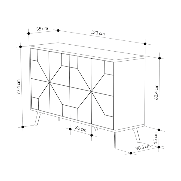 Console Dune - Carrara