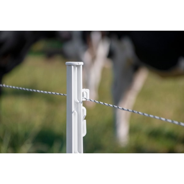 ZoneGuard 3 mm Plus stängseltråd vit och grön 400 m