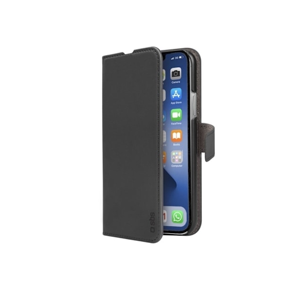 SBS Book Wallet, Wallet, Apple, iPhone 13 Pro, 15,5 cm (6,1"), sort