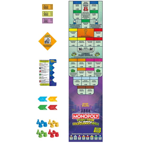 Monopol Boardgame Knockout (på estisk og lettisk sprog.)