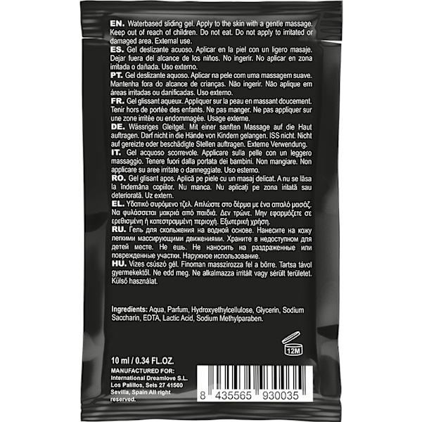 Coquette Chic Desire - jordbær vandbaseret kyssbar smøremiddellomme 10 ml
