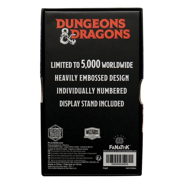 Dungeons & Dragons Harkon monien asioiden kirja rajoitettu paino