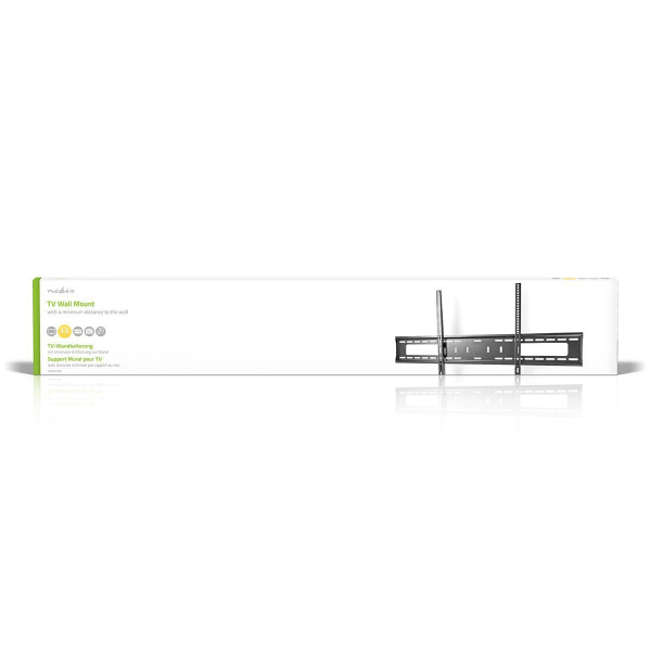 Fast TV Vægbeslag | 60-100 " | Maksimal vægt: 75 kg | Minimum vægafstand: 30.5 mm | Metal / Stål | Sort