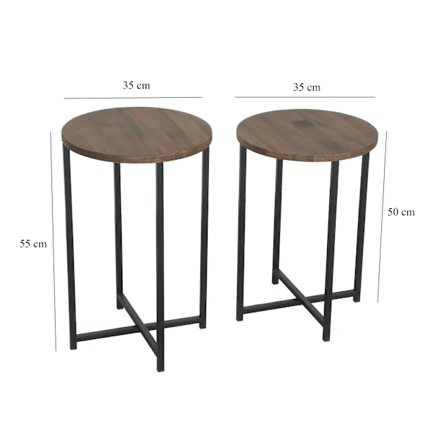 Soffbord Neta Set - Valnöt
