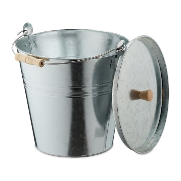 Askahink med lock 12,5 l
