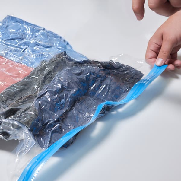 Vakuumförvaringspåsar – 6-pack, platsbesparande, resevänlig