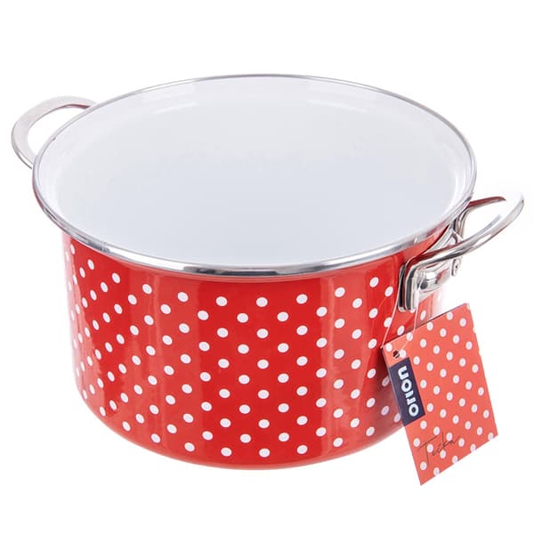 TECKA emaljerad gryta 22 cm, 4 l