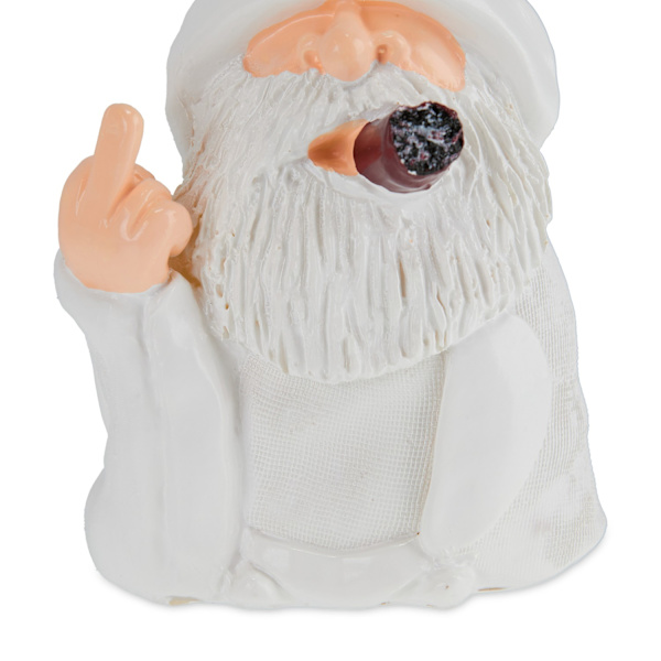Hvid havenisse med langfinger