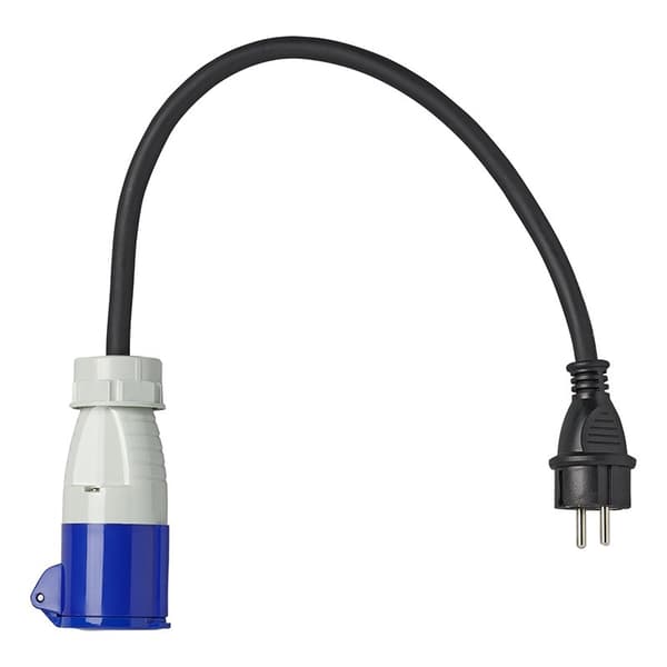 Adapterkabel 40cm fra Schuko stik til CEE