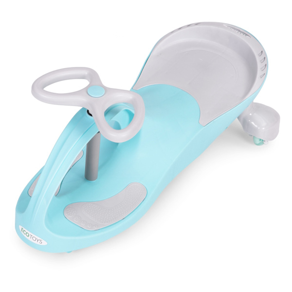 Vicka bil åkande leksak LED-hjul blå ECOTOYS