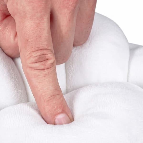Knudepude, Beige – 25 cm, Polyesterskum