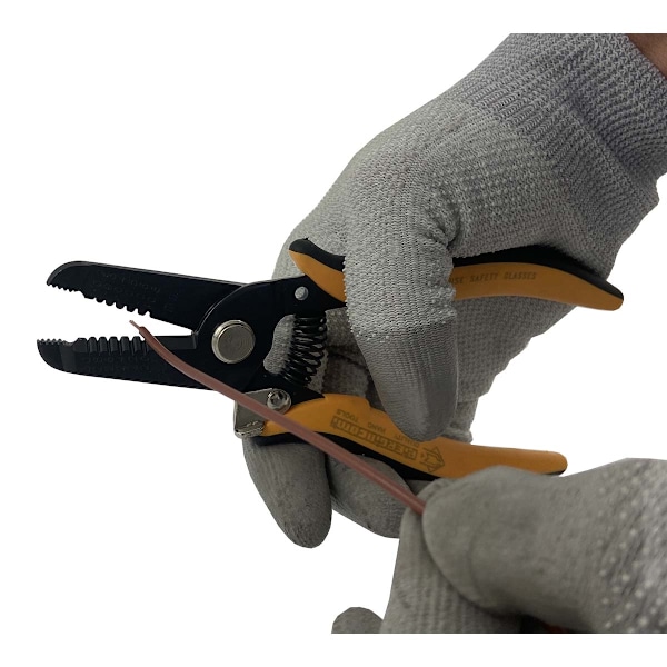 Saks, wire stripper, tang i ét værktøj