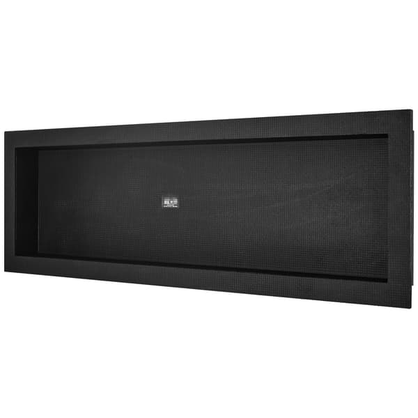 Duschnisch redo för kakel, 40x127 cm, svart