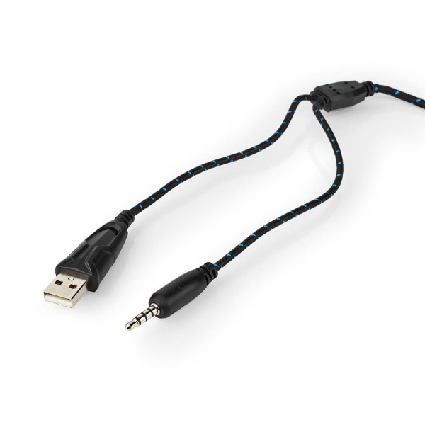 Gaming Headset | Over-Ear | Stereo | USB Type-A / 2x 3.5 mm | Vikbara Mikrofon | 2.20 m | LED
