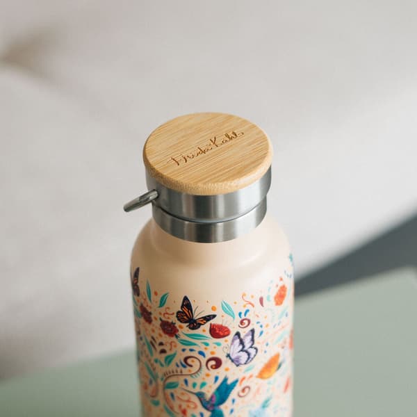 Rustfri stålflaske 500ml - Frida Kahlo Long Lev Life Design