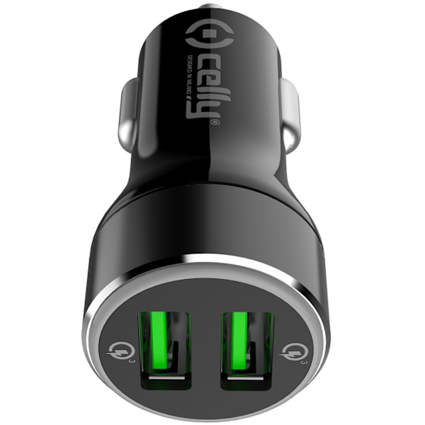 Billader 2xUSB QC3 Max 36W