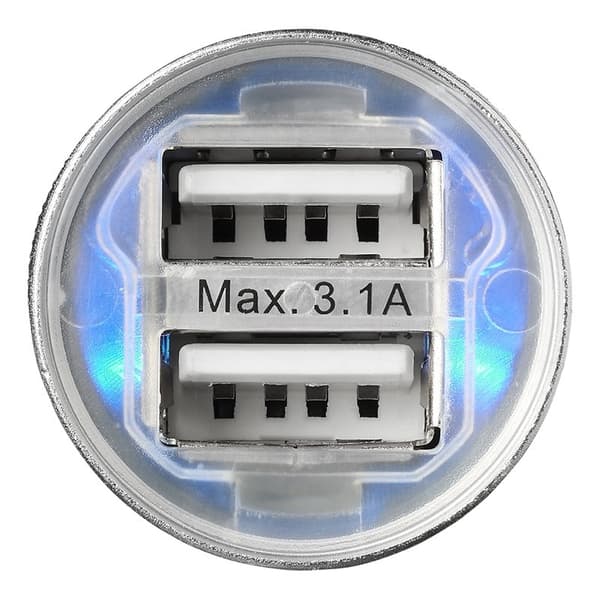 2-vägs USB-laddare typ A 12V/24V 3100mA