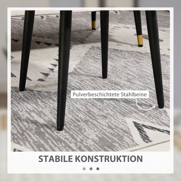Fotpall Pall Fyrkantig dressing Pall Fotstöd med Cashmere Look Stålben för Vardagsrum Sovrum Ljusgrå