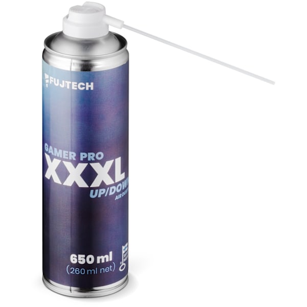 Fuj:tech Gamer Pro XXXL UP/Down - trykluftbeholder, 650 ml / 260 ml