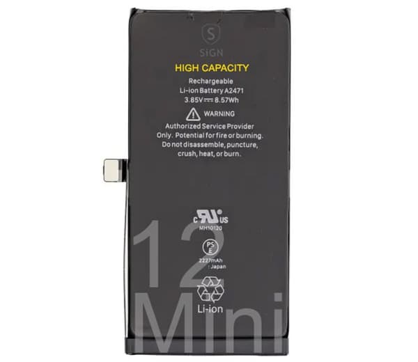 iPhone 12 Mini High Capacity -akku - 2460 mAh