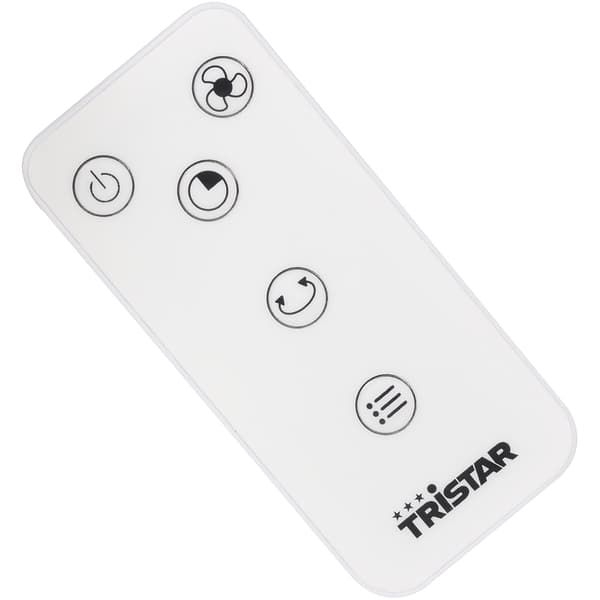 Bladlös tornfläkt med fjärrkontroll, timer, 3 hastigheter