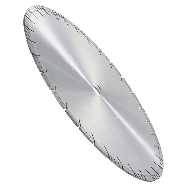 18-tums diamantsågblad, vått och torrt, 2,5 cm spindel, 12 mm