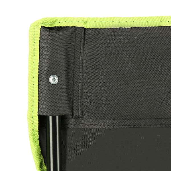 Campingstol, sort-lime, foldbar, letvægts