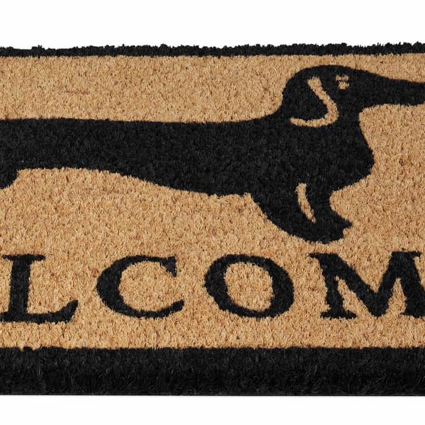 Dørmåtte gravhund af kokosfiber
