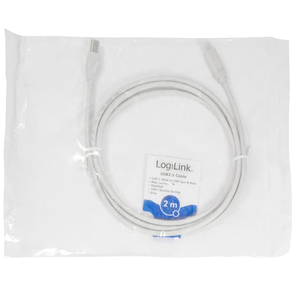 USB-C - USB-B 2.0 2 meter