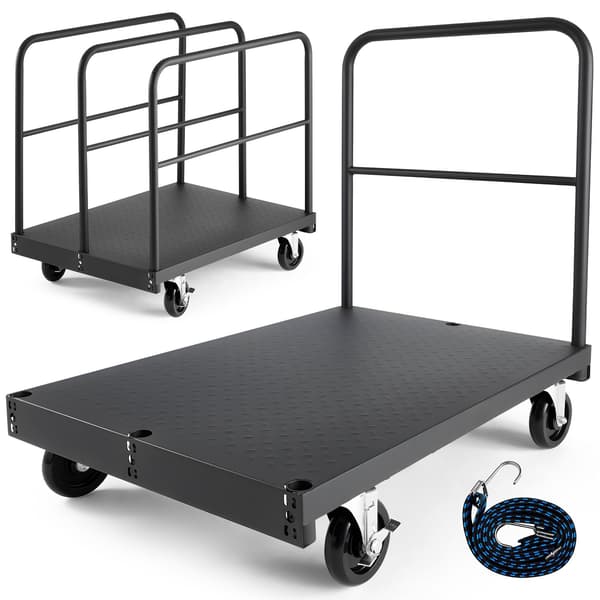 Gipsvogn, 1800 lb 2-i-1 stålpanelvogn
