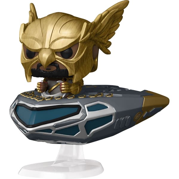 Sort Adam Hawkman Action Figur med Cruiser Vehicle