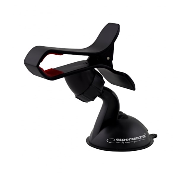 Esperanza Universal Car Smartphone Holder Crocodile Black Sort