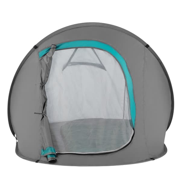 Camping Pop Up telt, turkis, let opsætning