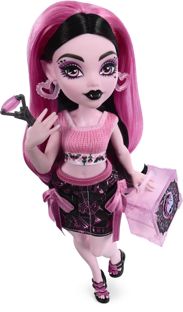 Monster High Draculaura -nukke ja kauneustarvikkeet -setti
